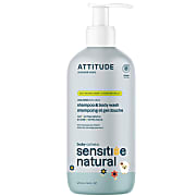 Attitude Oatmeal sensitive natural baby care - 2in1 Hair & Body Wash