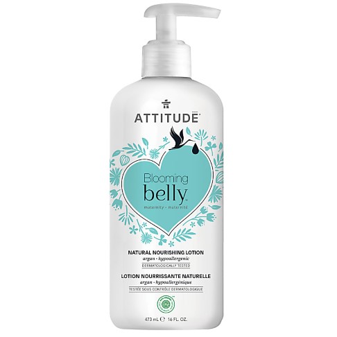 Attitude Blooming Belly Natural Nourishing Lotion, Argan Bodylotion (473 ml)