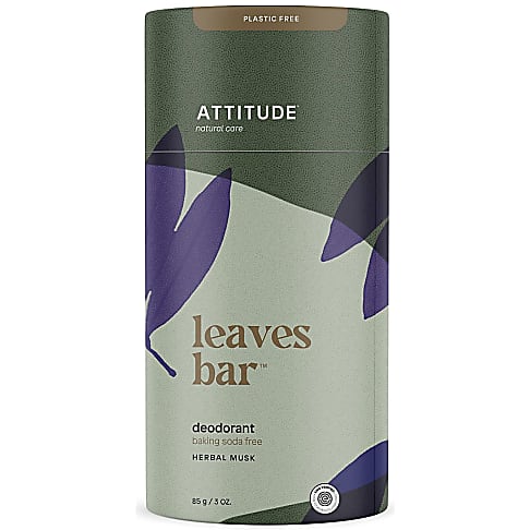 Attitude Leaves Bar Deodorant Herbal Musk