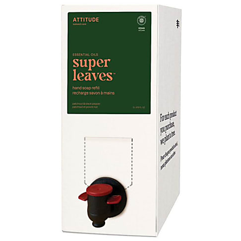 Bild von Attitude Super Leaves Handseife Patchouli & Black Pepper Refill