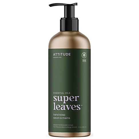 Bild von Attitude Super Leaves Essentials Handseife Peppermint & Sweet Orange
