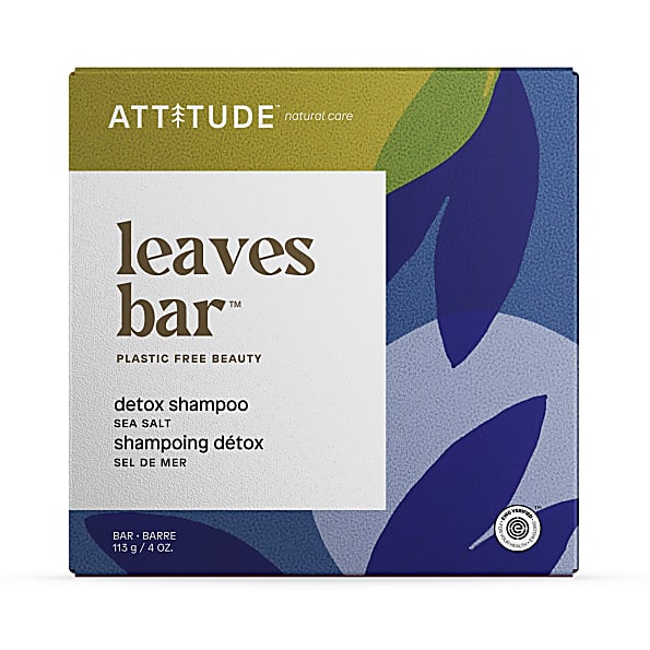 Attitude Leaves Bar Detox Shampoo Sea Salt – Plastikfreies Shampoo