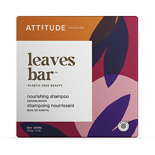 Attitude Leaves Bar Nourishing Shampoo Sandalwood – Plastikfreies S…