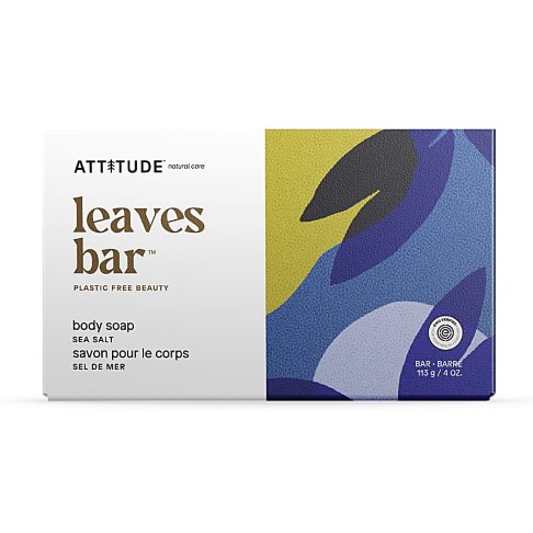 Bild von Attitude Leaves Bar Seasalt - Seifenstück