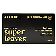 Attitude Super Leaves Körperseife für Männer - Amber & Zitrusfrüchte