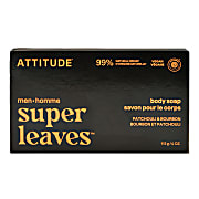 Attitude Super Leaves Körperseife für Männer - Patchouli & Bourbon