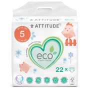 Attitude Baby Care Windeln Junior, Größe 5 (11-25kg)