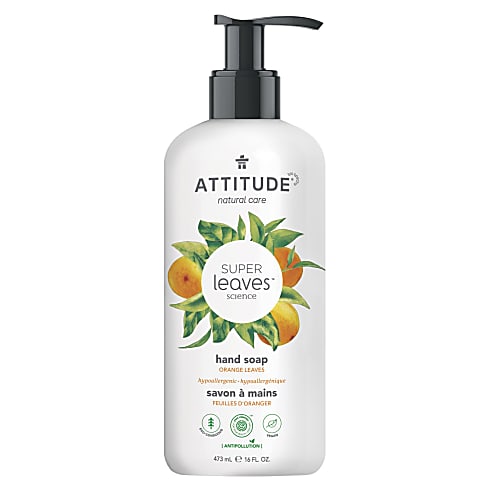 Attitude Super Leaves Natural Hand Soap Orange Leaves - Handseife Orängenblätter