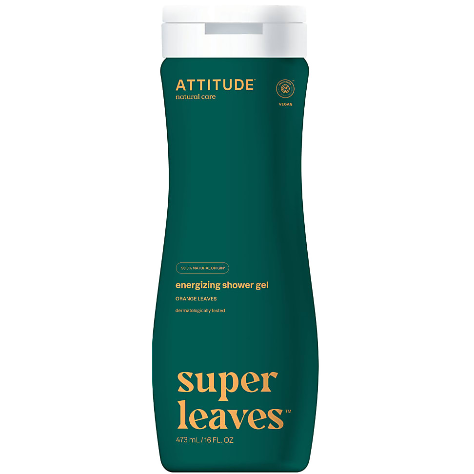 Attitude Super Leaves Natural Shower Gel - Energiespendendes Duschgel