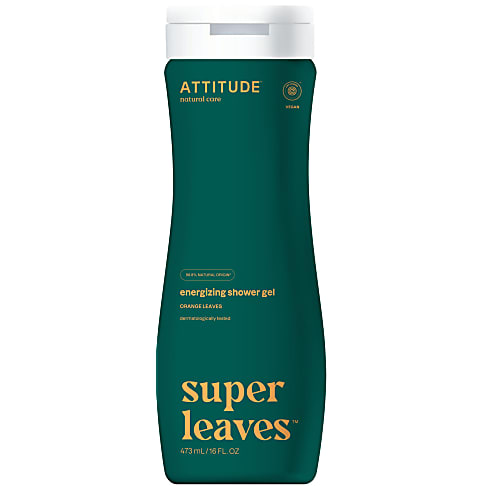 Attitude Super Leaves Natural Shower Gel - Energiespendendes Duschgel