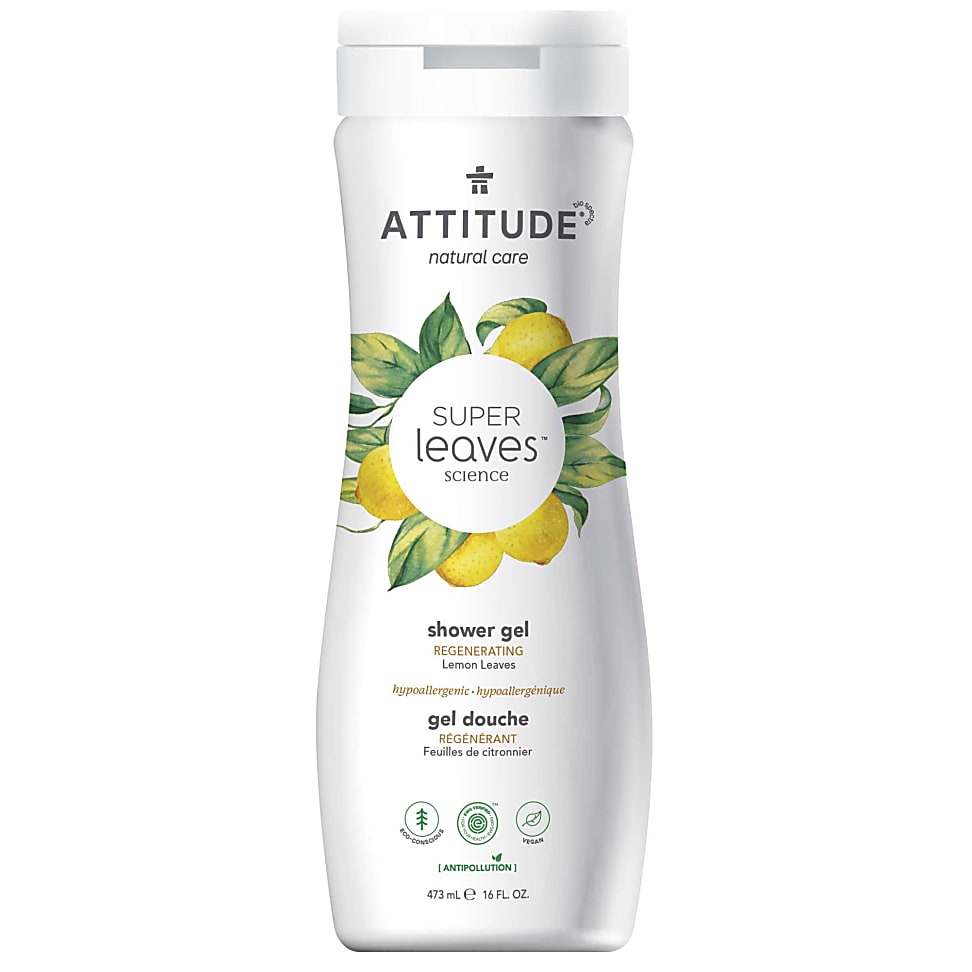 Attitude Super Leaves Natural Shower Gel Regenerating - Regeneriere...