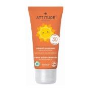 Attitude Sun Care baby 100% mineralischer Sonnenschutz LSF 30, Vanilleblüte (75g)