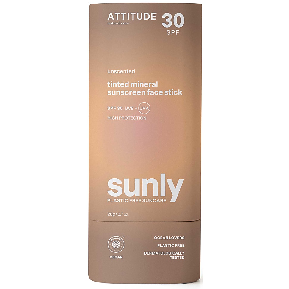 Attitude Sunly Tinted Face Stick SPF30 - Parfümfrei