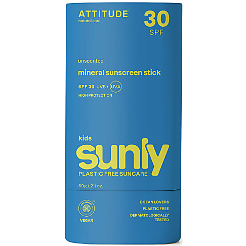 Attitude  SUNLY Sonnenschutzstift SPF30 für Kinder Parfümfrei