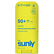 Attitude Sunly Sonnenschutzstift LSF50 für Kinder Gesicht & Körper - Parfümfrei