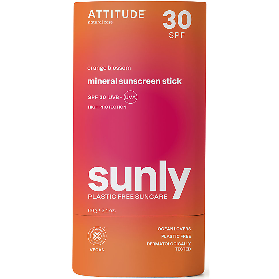 Attitude SUNLY Sonnenschutz-Stick SPF30 - Orangenblüte