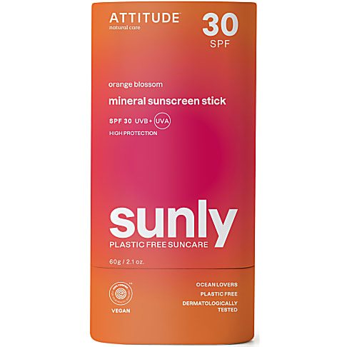 Attitude SUNLY Sonnenschutz-Stick SPF30 - Orangenblüte