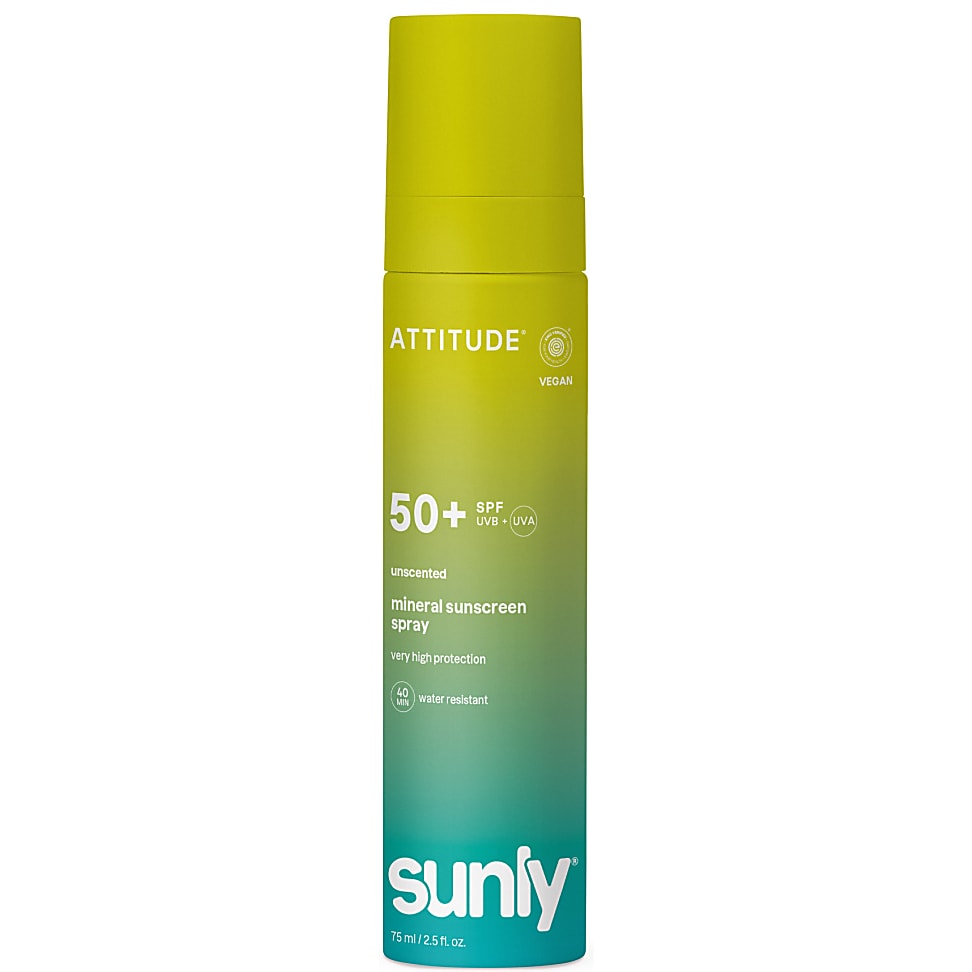 Attitude Sunly Sonnenschutzspray LSF50 für Gesicht & Körper - Parfü...