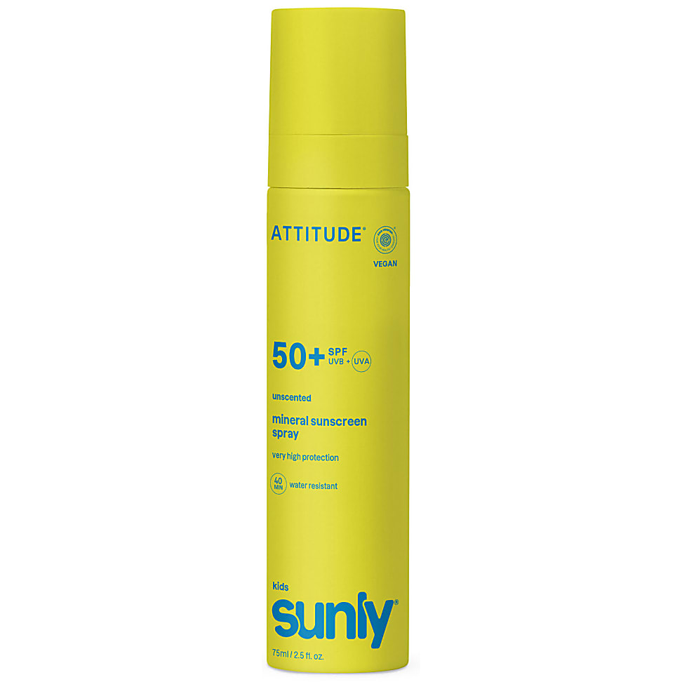 Attitude Sunly Sonnenschutzspray LSF50 für Kinder Gesicht & Körper ...