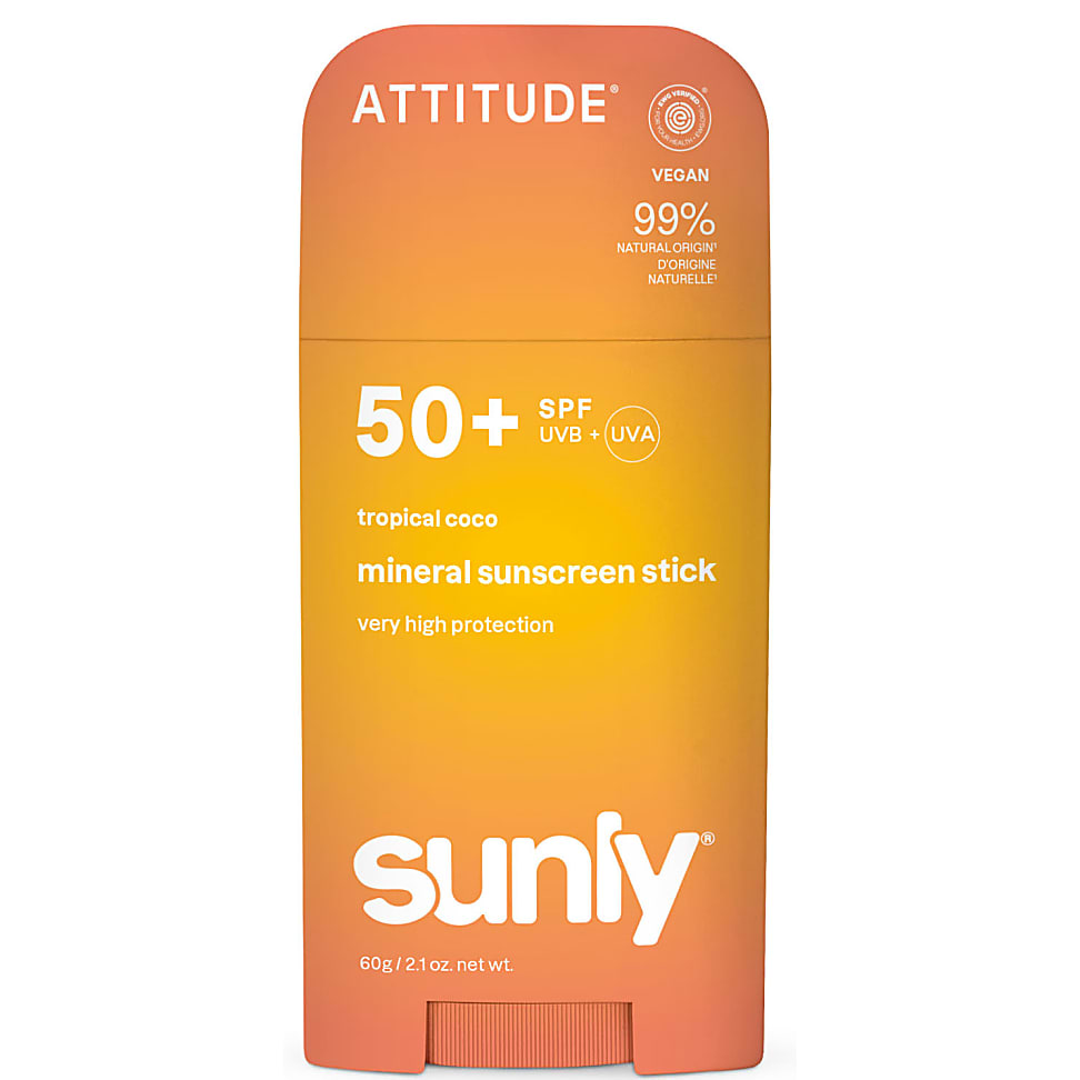 Attitude Sunly Sonnenschutzstift LSF50 für Gesicht & Körper - Kokos