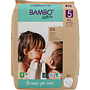 Bambo Nature Windeln - Junior - Größe 5 - Packung mit 22