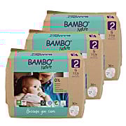 Bambo Nature Windeln Größe 2 Sparpackung (90 Stück)