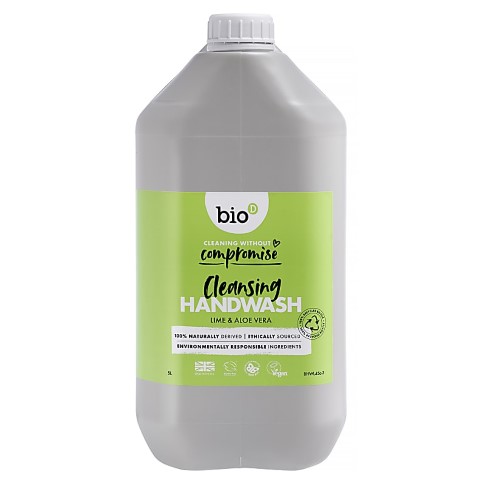 Bild von Bio-D Handseife mit Limette und Aloe Vera - 5L