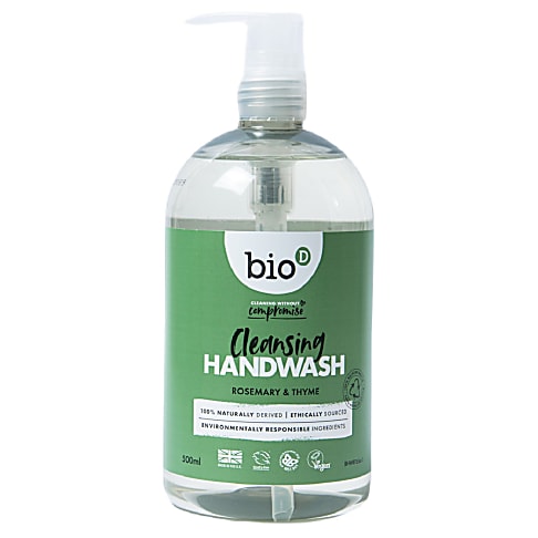 Bild von Bio-D Sanitising Hand Wash Rosemary & Thyme - antibakterielle Handseife 500 ml