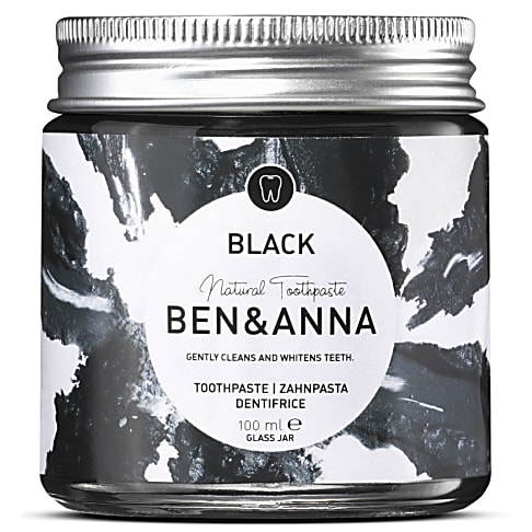 Ben & Anna Black  Natural Toothpaste - Schwarze Zahnpasta mit Aktivkohle