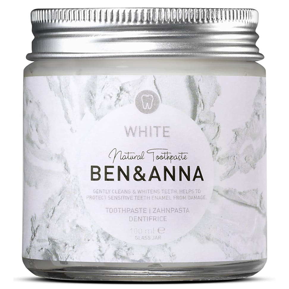 Ben & Anna Natural Toothpaste White Zahnpasta im Glas