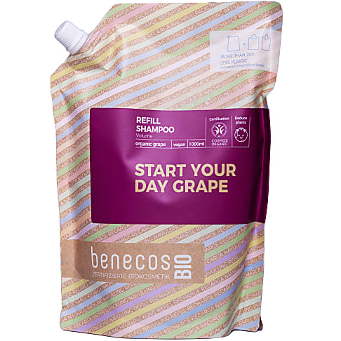 BenecosBIO Start Your Day Grape Volume Shampoo Nachfüllpackung