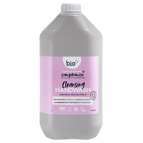 Bild von Bio-D Cleansing Handseife Geranie & Grapefruit - 5L