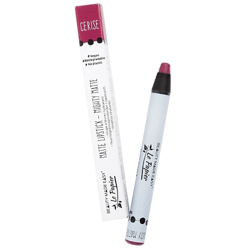 Beauty Made Easy Le Papier Moisturizing Matte Lipstick CERISE - Lippenstift