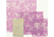 Bee's Wrap 3er-pack 'Mimi's Purple' small/medium/large