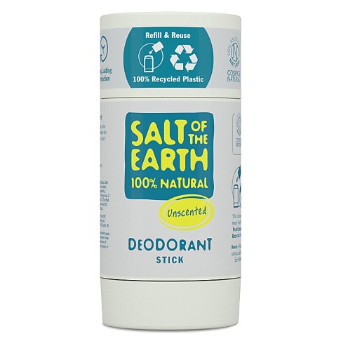 Salt of the Earth Unscented Natural Deo Stick  - nachfüllbar