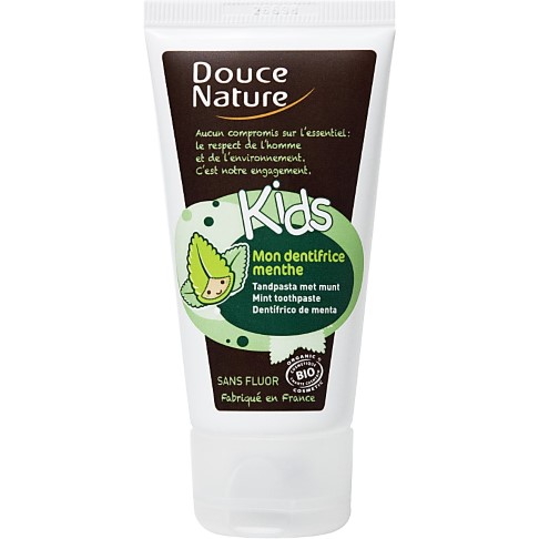 Douce Nature Kids Mon Dentifrice Menthe Sans Fluor - Kinderzahncreme ohne Fluor