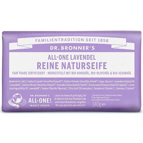 Bild von Dr. Bronner's All-One Lavendel Reine Naturseife