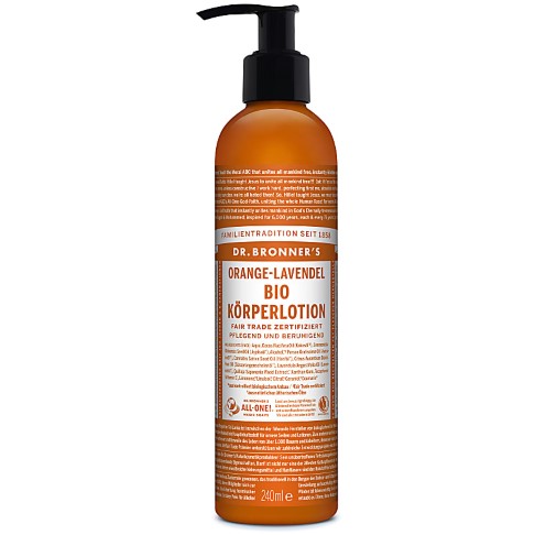 Dr. Bronner's Orange-Lavendel Bio Körperlotion