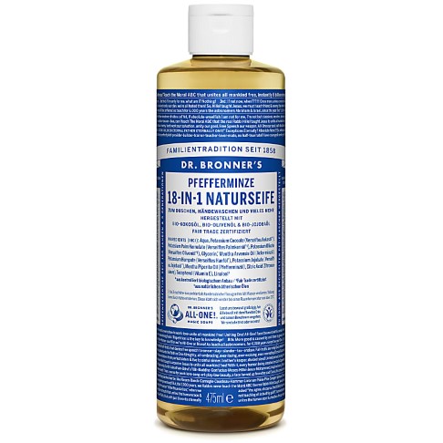 Bild von Dr. Bronner's Pfefferminze 18-in-1 Naturseife 473 ml