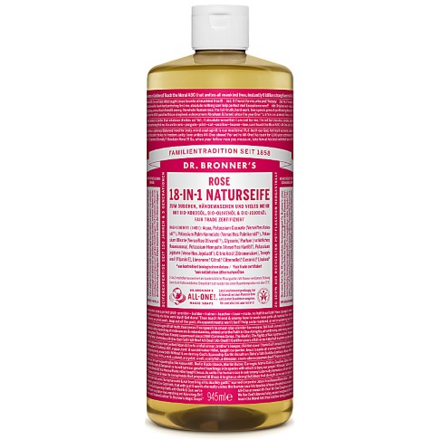 Dr. Bronner's Rose 18-in-1 Naturseife 945 ml