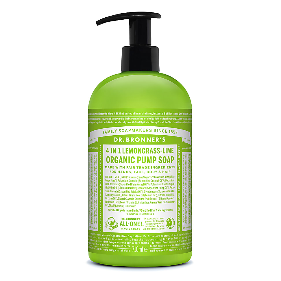 Dr. Bronner's Shikakai Flüssigseife ZitronengrasLimette