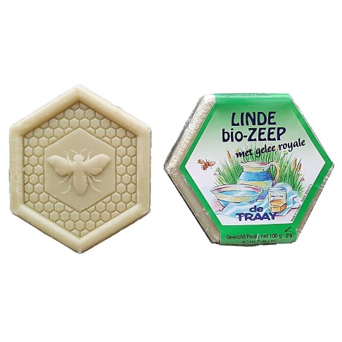 Bild von Bee Honest Zeep LINDE/KONINGINNEGELEI - Seifenstück 100GR