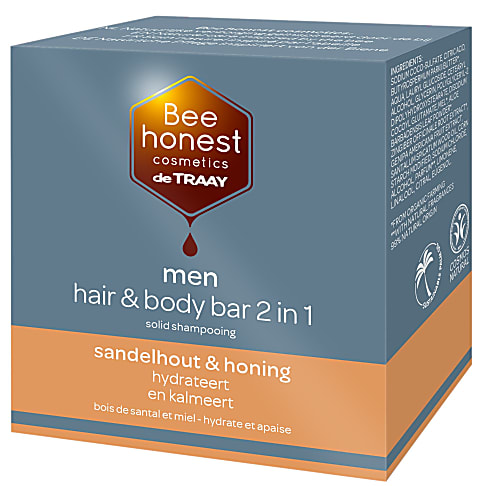 Bee Honest Hair & Body Bar Men Sandelholz & Honig
