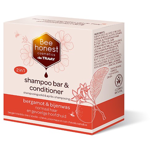 Bee Honest Shampoo & Conditioner Seifenstück Bergamotte & Bienenwachs