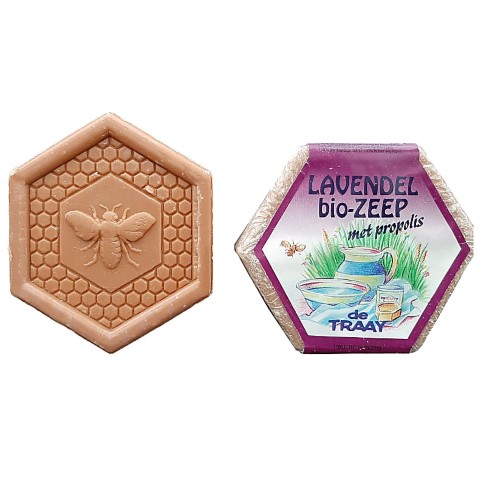 Bild von Bee Honest Zeep LAVENDEL/PROPOLIS - Seifenstück 100GR