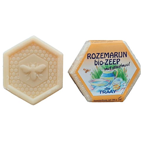 Bild von Bee Honest Zeep ROZEMARIJN/STUIFMEEL - Seifenstück 100GR