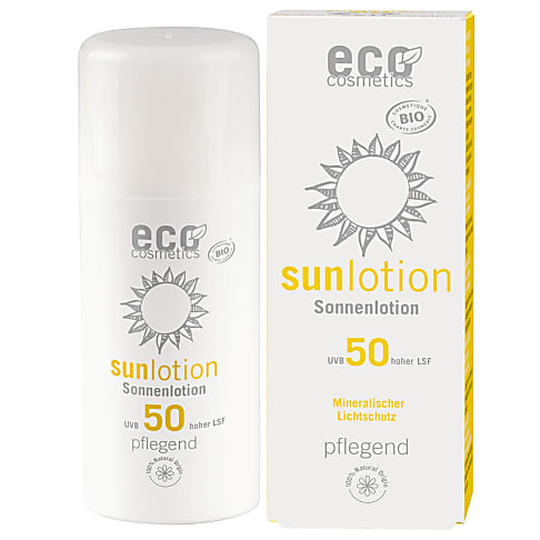 eco cosmetics Sonnenlotion LSF 50 mit Granatapfel + Goji