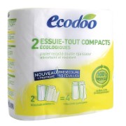 Ecodoo Küchenrolle Compact (2 Rollen - entsprechen 4 normalen Rollen)