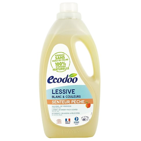 Ecodoo Lessive Liquide Concentrée Pêche - Flüssigwaschmittel Pfirsich