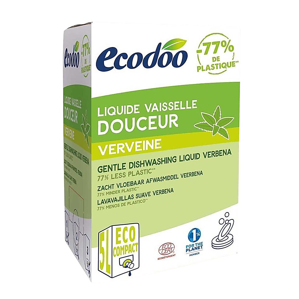 Ecodoo Liquide Vaisselle Douceur Verveine Recharge 5L – Spülmittel …